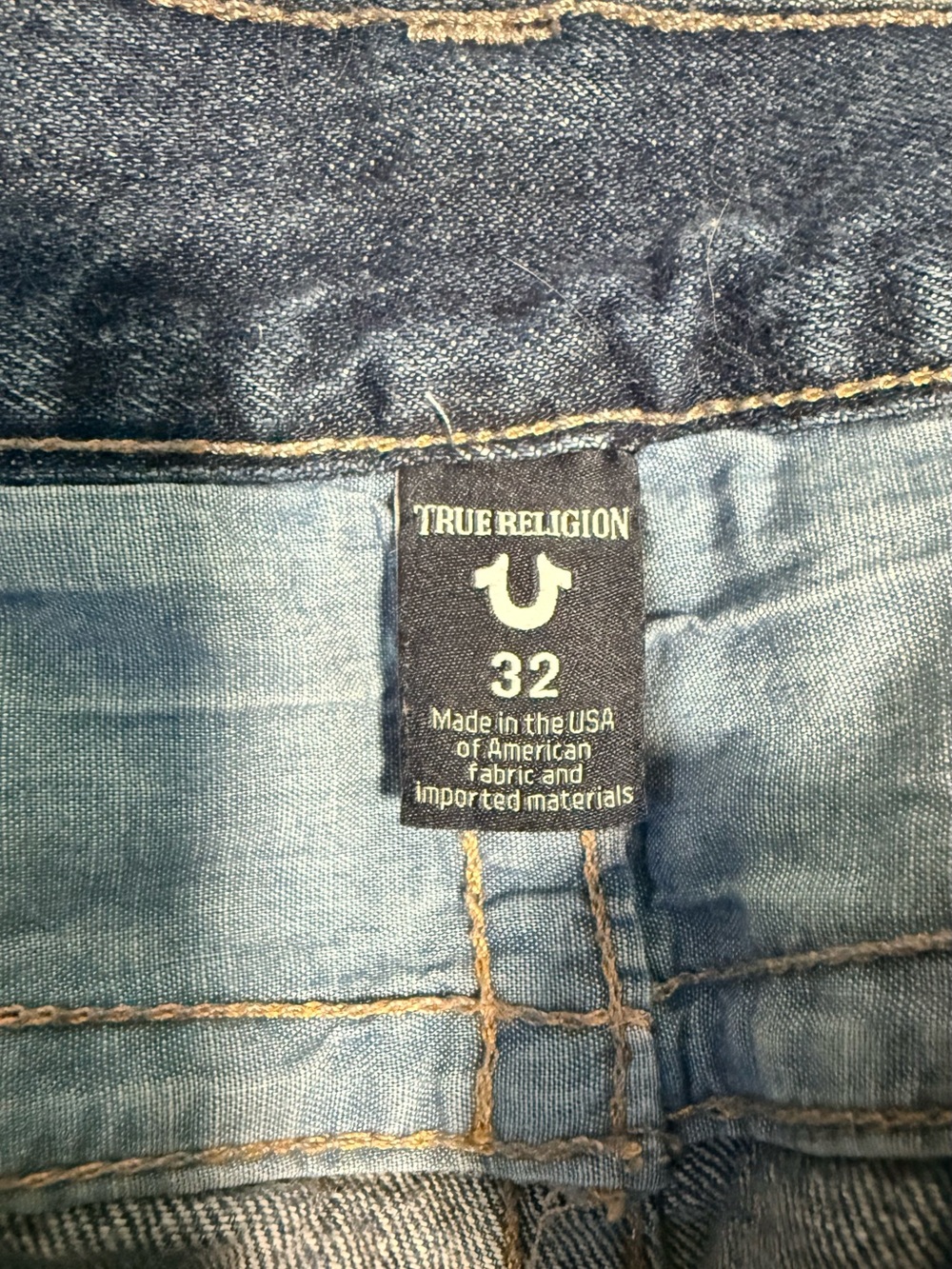 True Religion Rocco Relaxed Skinny Jeans Made in USA Men’s Size 32 - Picture 7 of 15